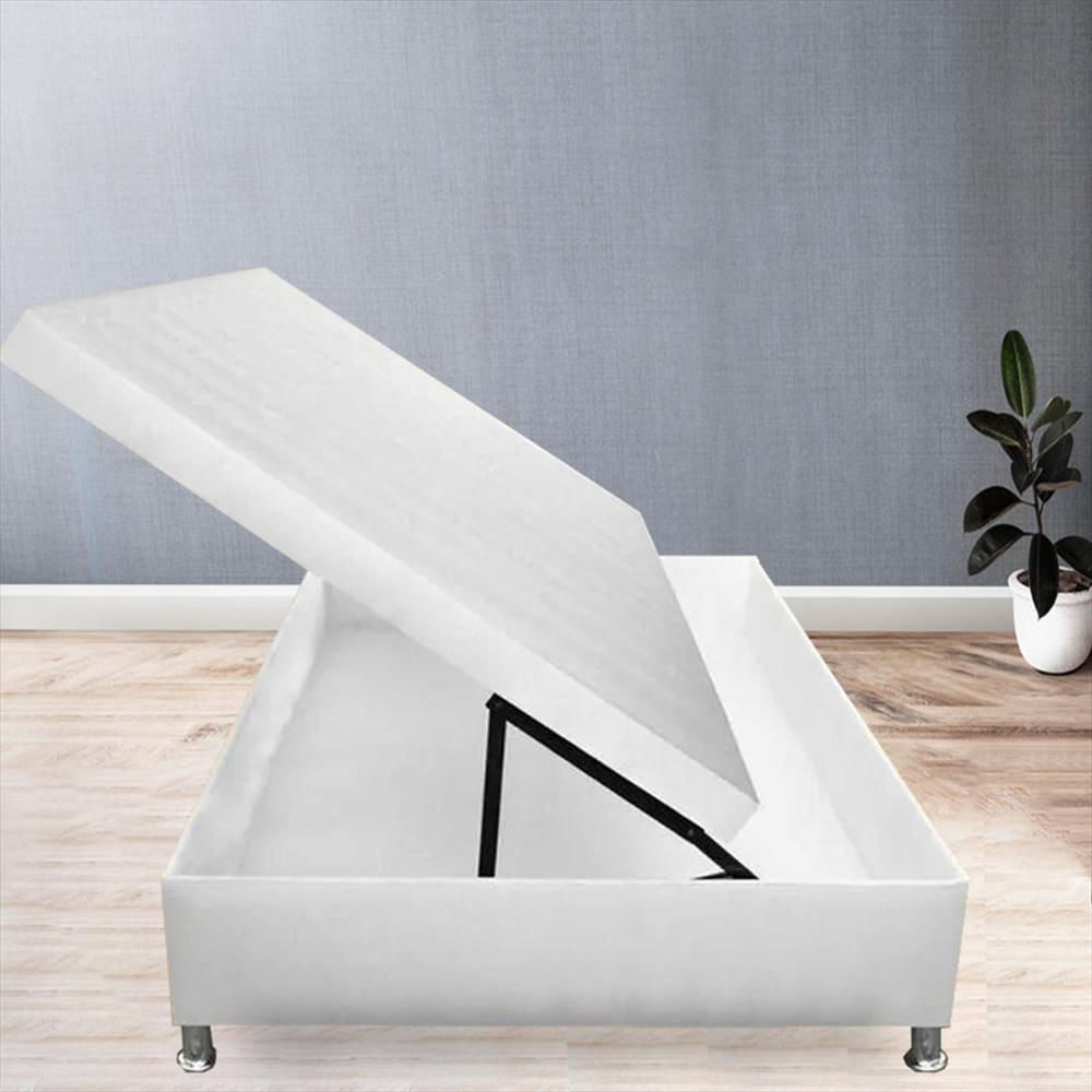 Base Cama Baul Magic Class 120X190 Ecocuero Blanco img #1