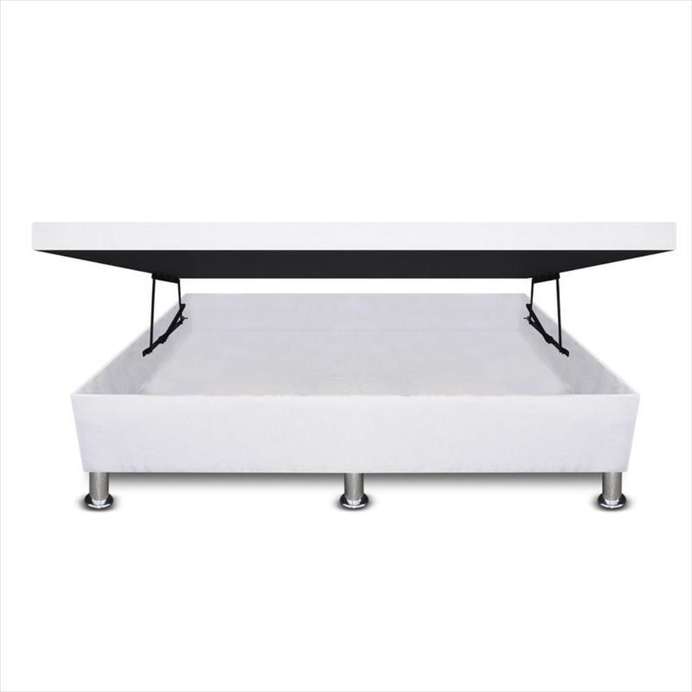 Base Cama Baul Magic Class 120X190 Ecocuero Blanco img #3