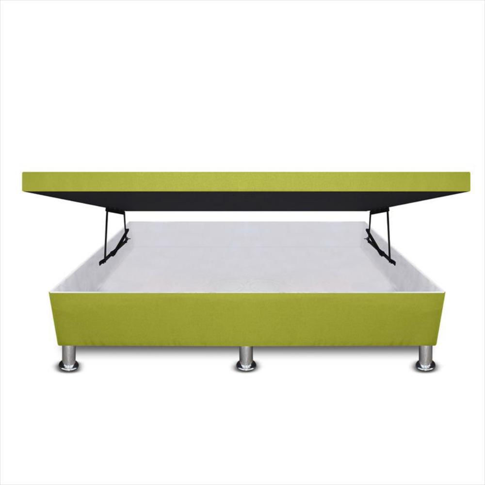Base Cama Baul Magic Class 120X190 Ecocuero Verde img #3