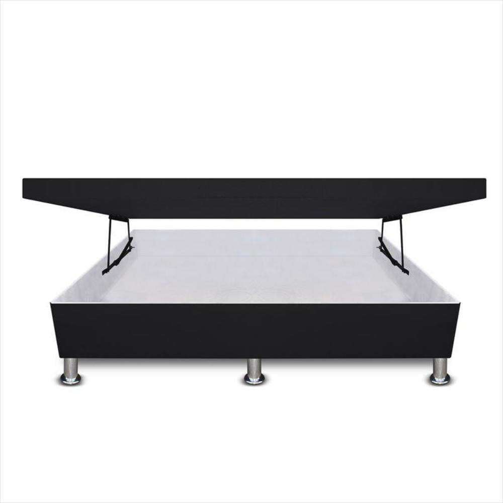 Base Cama Baul Magic Class 100X190 Ecocuero Negro img #3