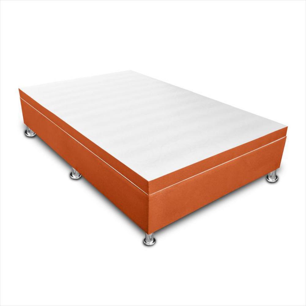 Base Cama Baul Magic Class 90X190 Ecocuero Naranja img #2