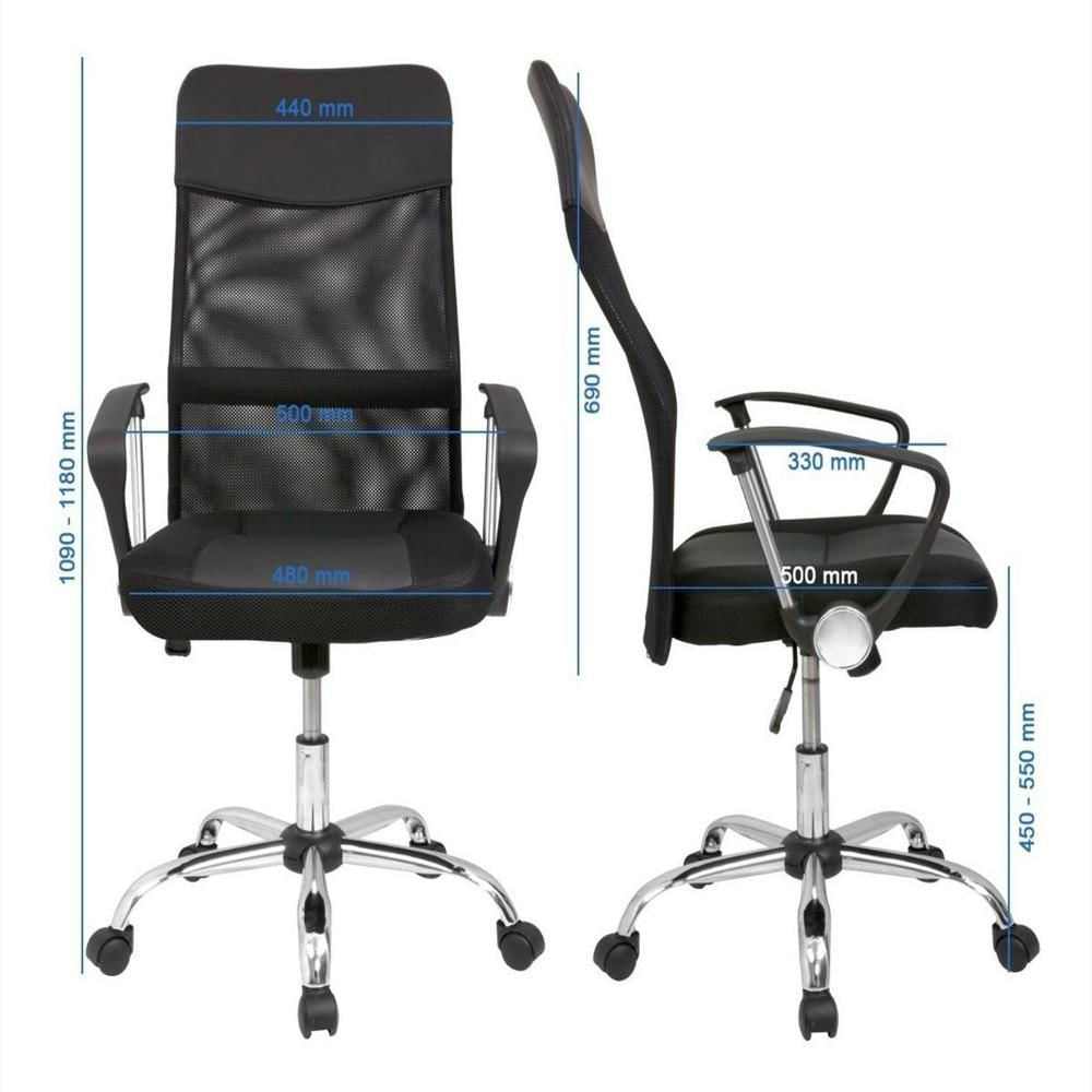 Silla Sillon Ejecutivo Oficina Reclinable Ergonomica Negro img #2