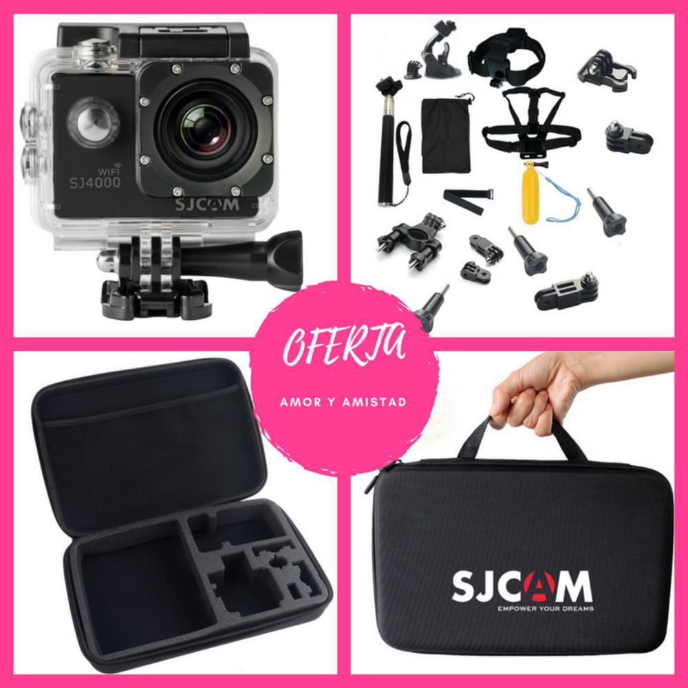 Camara Sports Cam SJ4000 Wifi + Kit Gopro completo + Estuche img #1