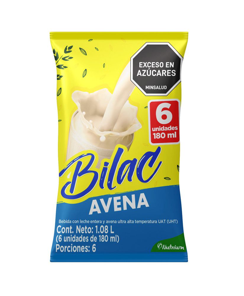 Avena BILAC bebida con leche entera (1080  ml) img #2