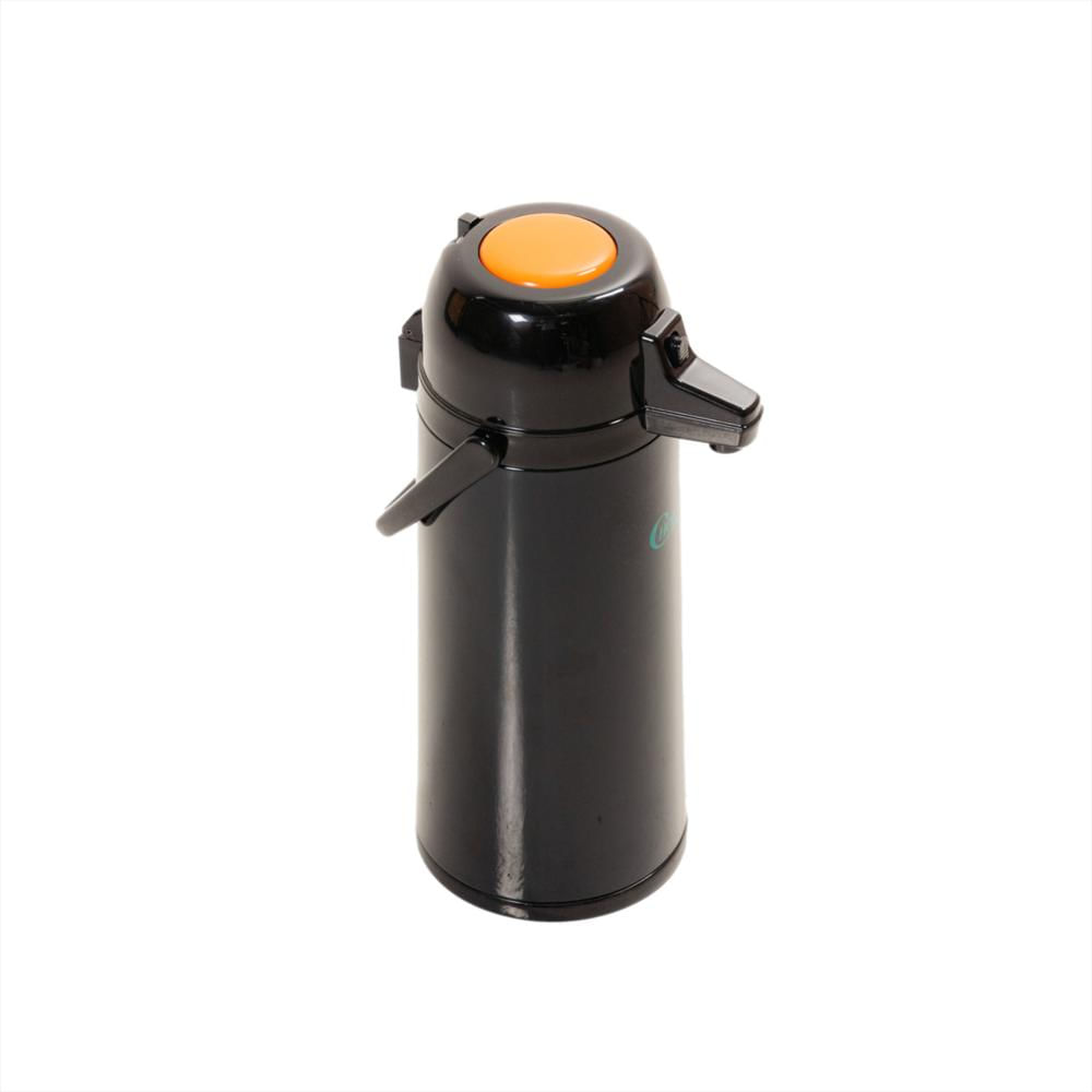 Termo En Acero Inoxidable Doble Pared Botón 2.5 Litros Negro img #1