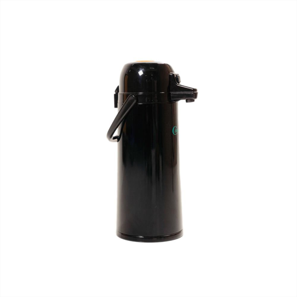 Termo En Acero Inoxidable Doble Pared Botón 2.5 Litros Negro img #2
