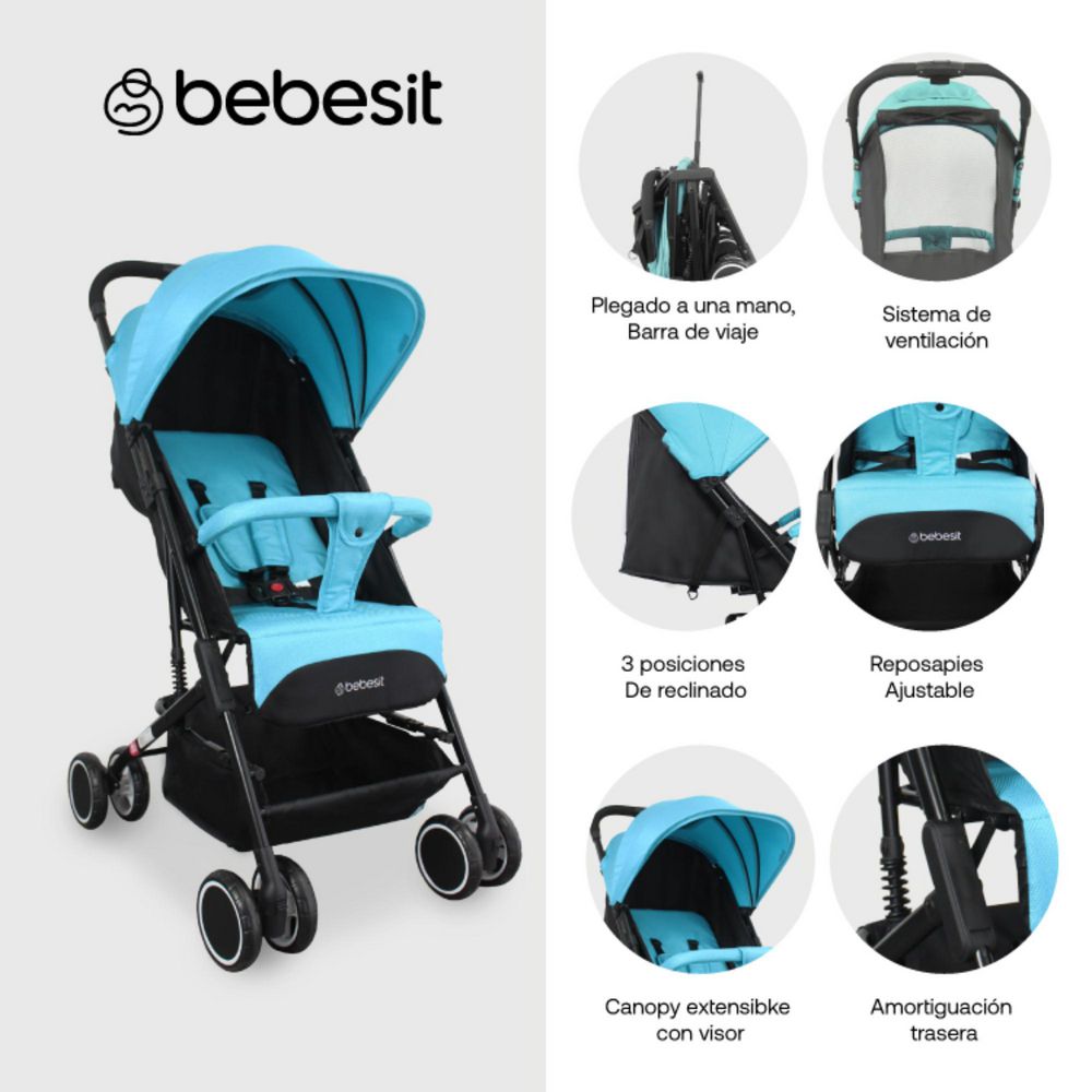 Coche Compacto Bit BEBESIT JC207BL img #1
