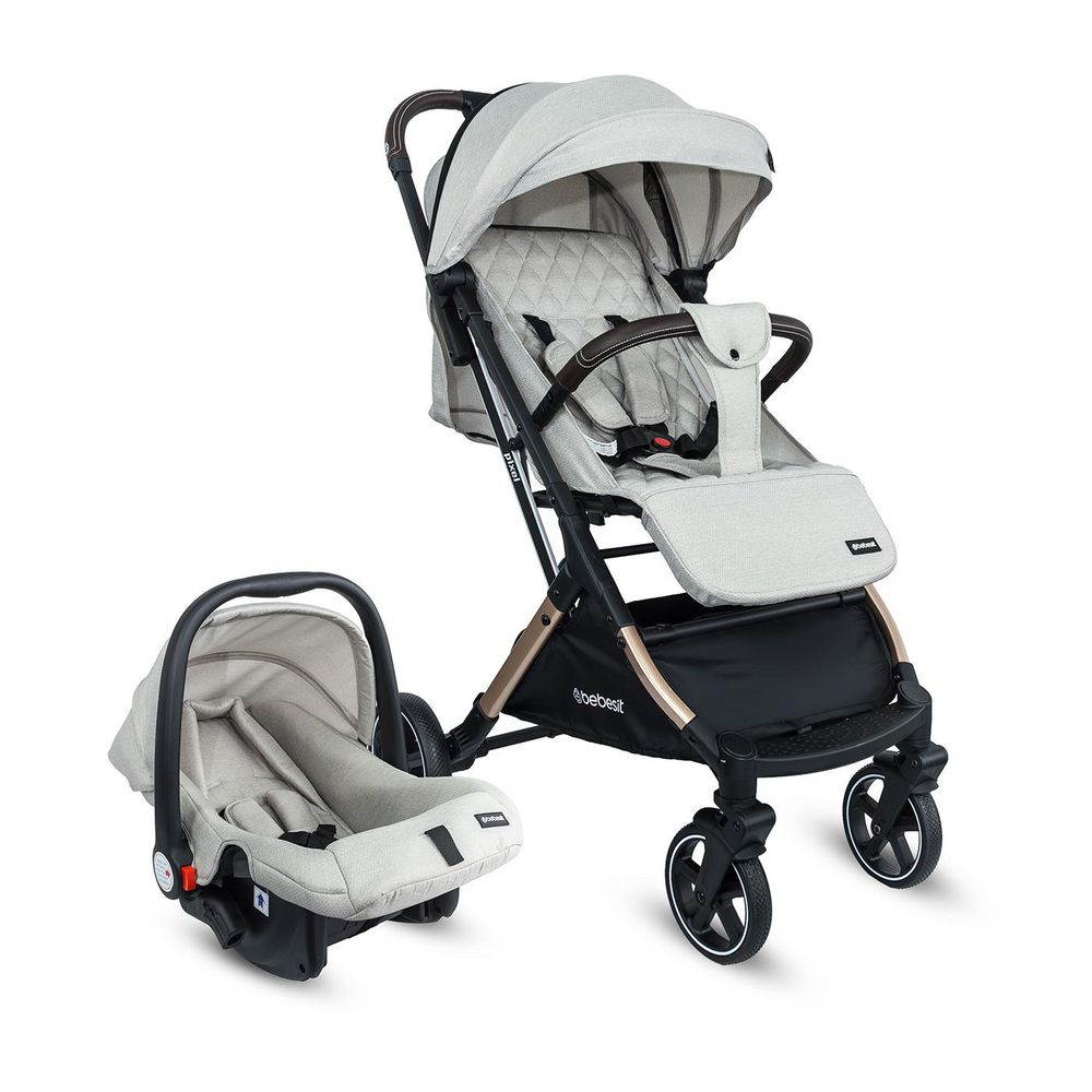 Coche Travel System Compacto Pixel Beige BEBESIT JTS602BG img #3