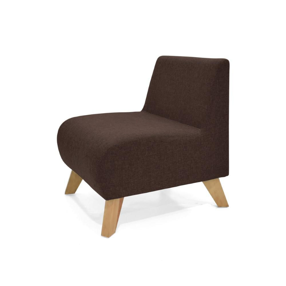 Poltrona Oslo En Tela Chocolate img #4