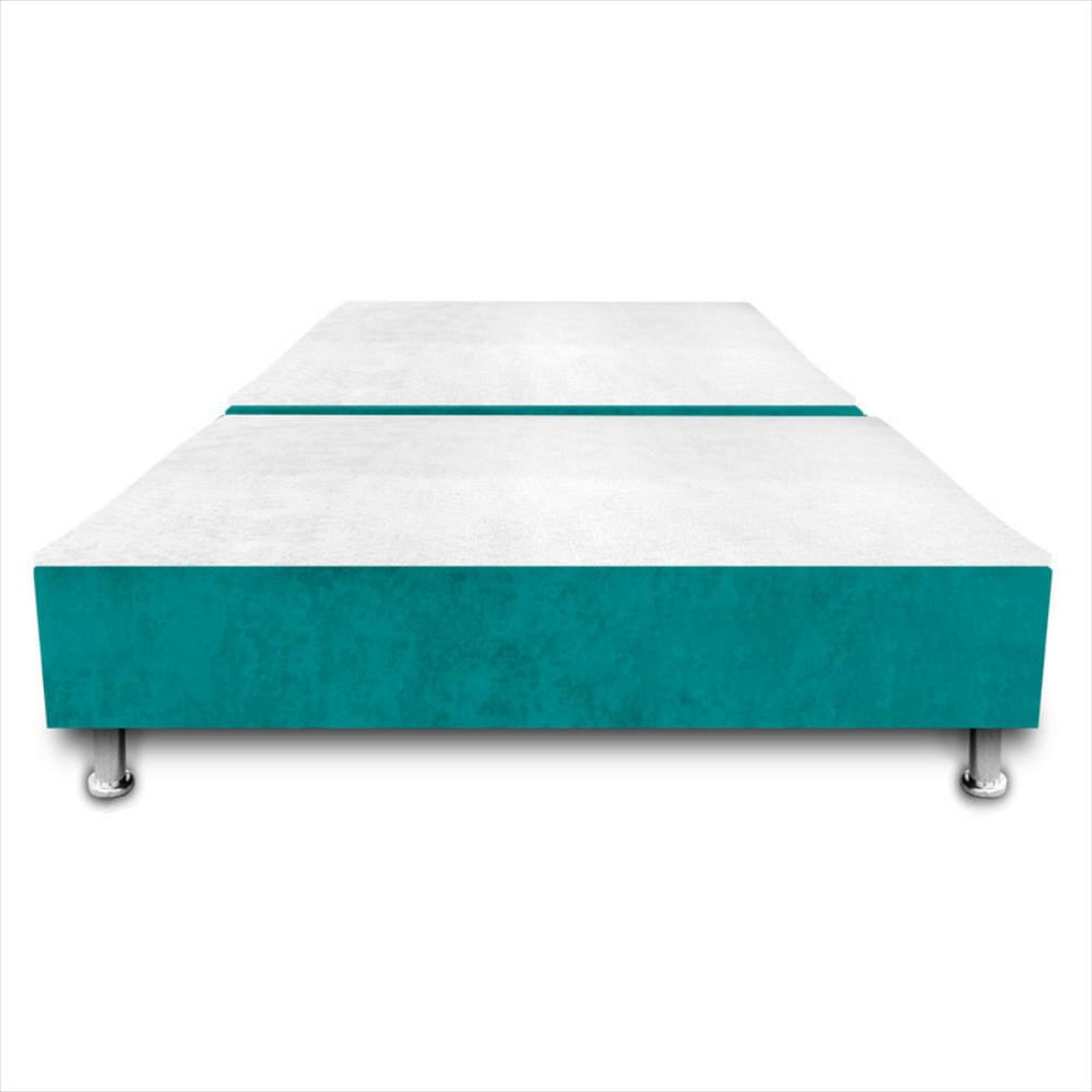 Base Cama Magic Class Colchón Dividida 160X190 Ecocuero Azul img #3