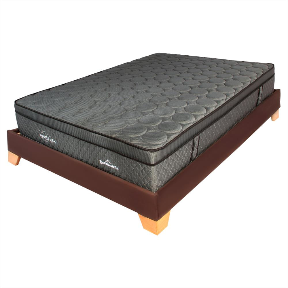 Base Cama Armable Semidoble Café 120X190 img #5