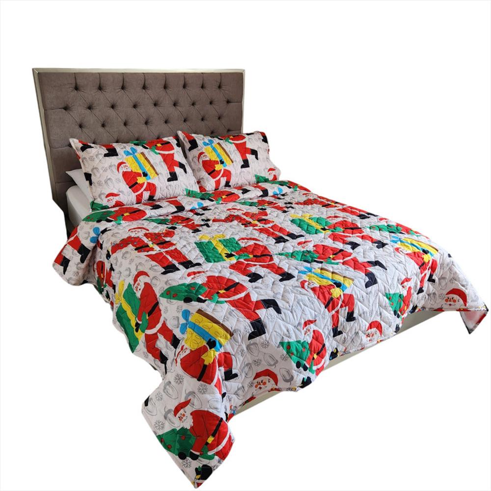 Edredón Cubrelecho Navidad Unifaz Cama Doble 8116 img #1