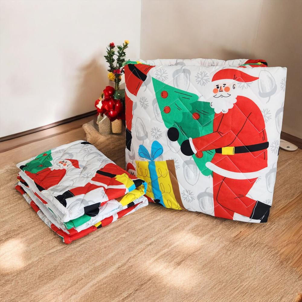 Edredón Cubrelecho Navidad Unifaz Cama Doble 8116 img #3