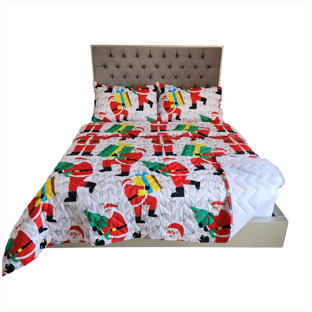 Edredón Cubrelecho Navidad Unifaz Cama Doble 8116 img #4