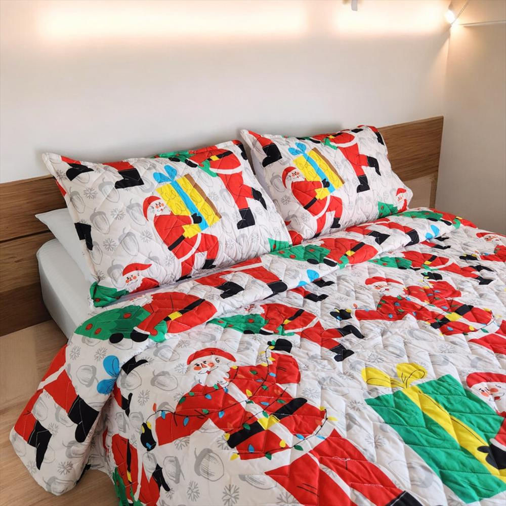Edredón Cubrelecho Navidad Unifaz Cama Doble 8116 img #5