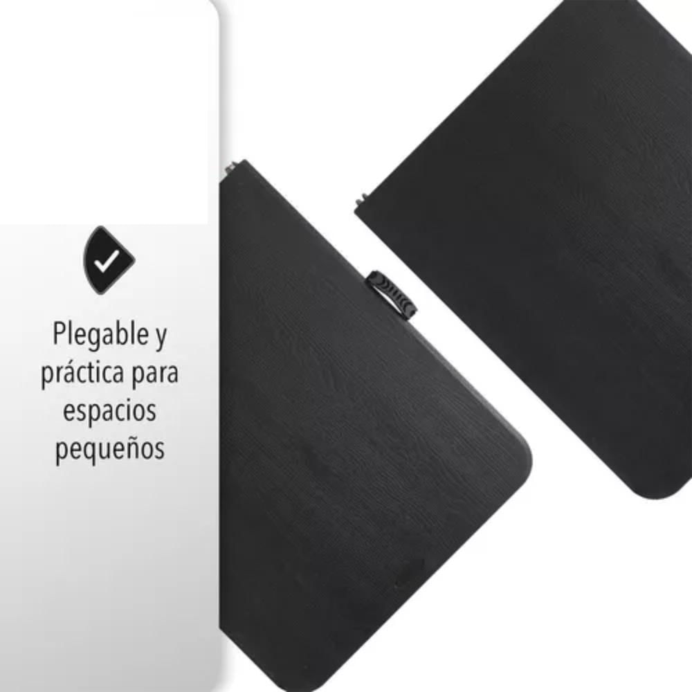 Mesa Plegable Tipo Madera 1.80M Plastico Resistente Exterior Color Negro img #2
