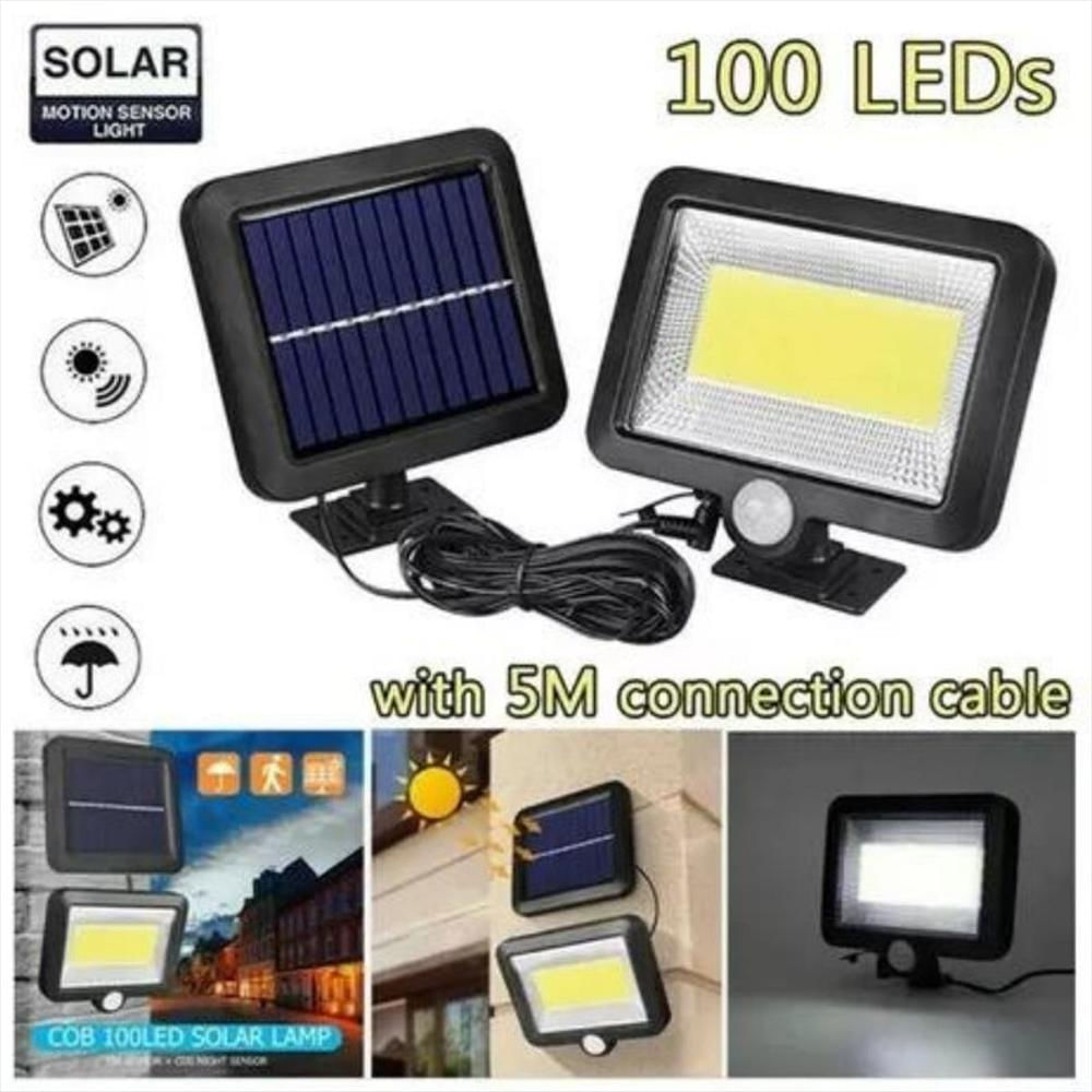 Lámpara Solar Con Sensor Movimiento Impermeable Exterior img #2