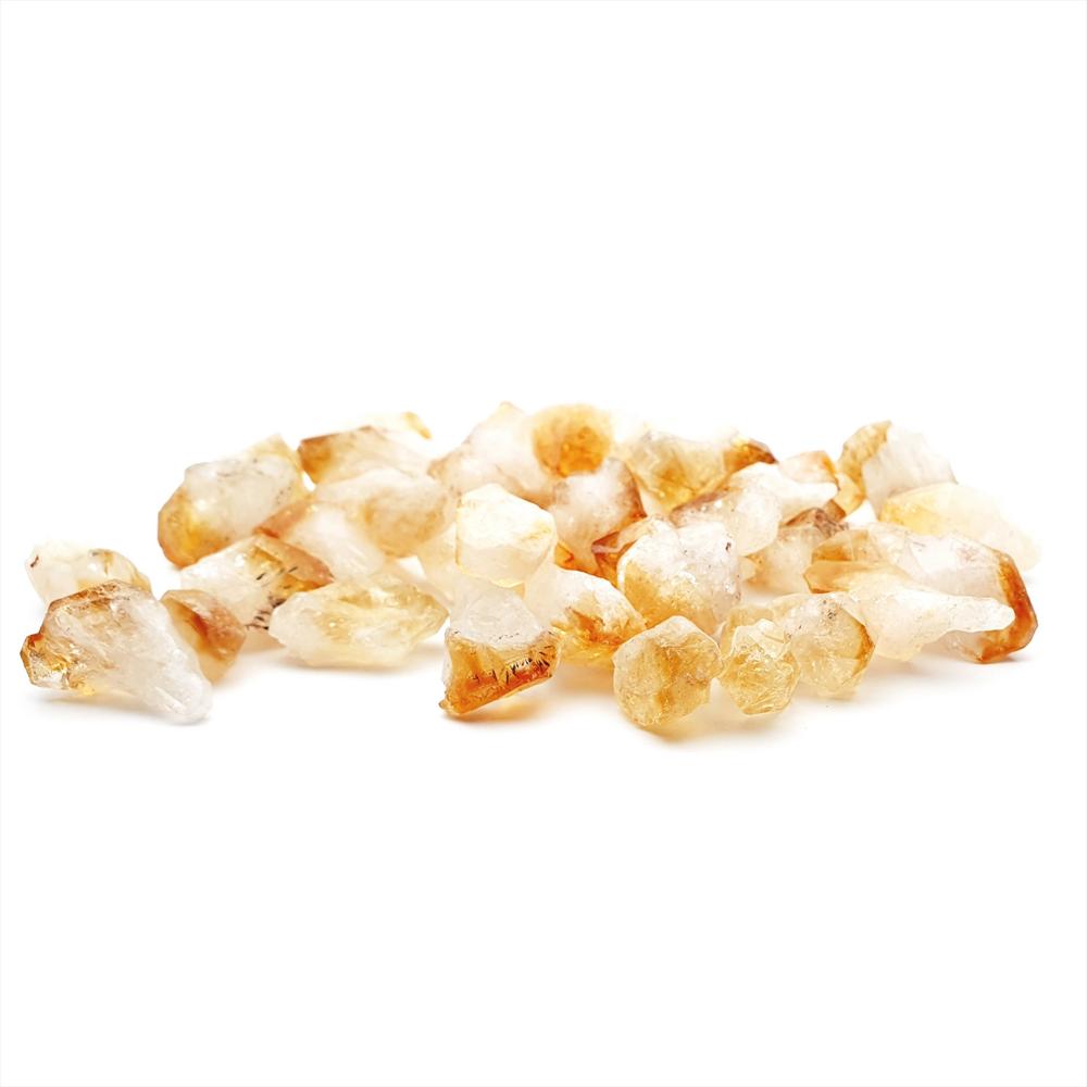 Cuarzo Citrino En Bruto Natural X 3 Pcs + Bolsa Decorativa img #5
