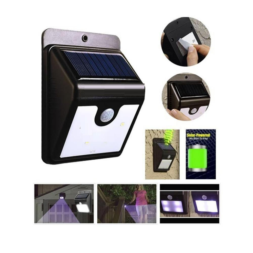 Lampara Reflector Solar Sensor Resistente a Salpicadura C108