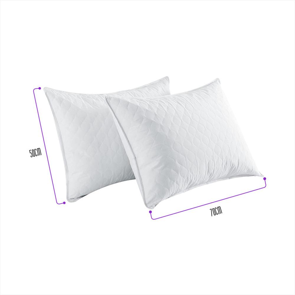 Almohada Sintetica 50X70cm Relleno Plumas Sinteticas img #2