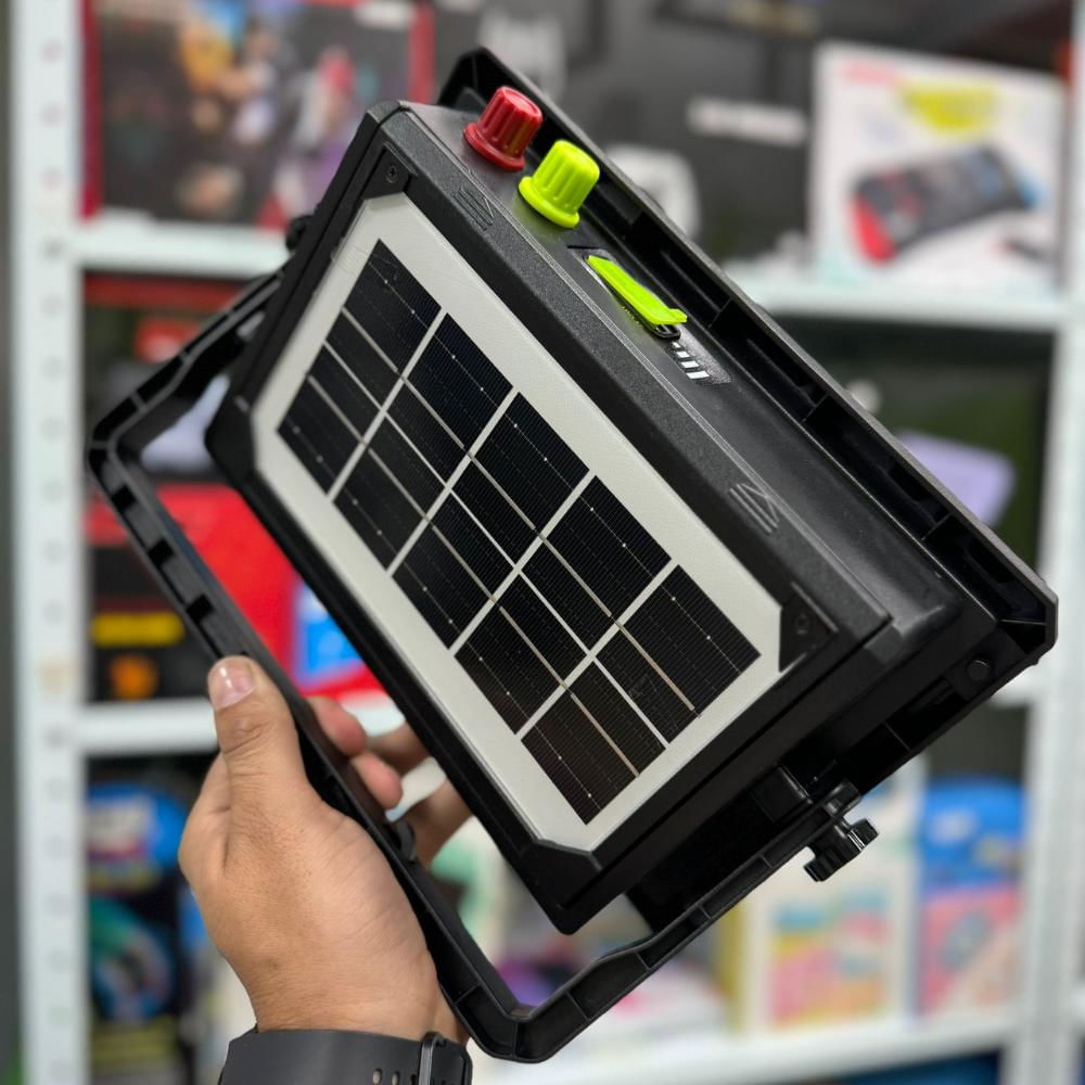 Proyector Reflector Led Con Panel Solar Desmontable 200W img #5