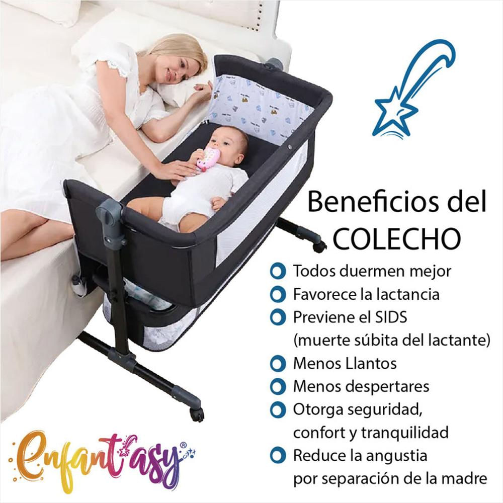 Cuna Colecho Para Bebe Con Mosquitero Mecedora Y Organizador img #5