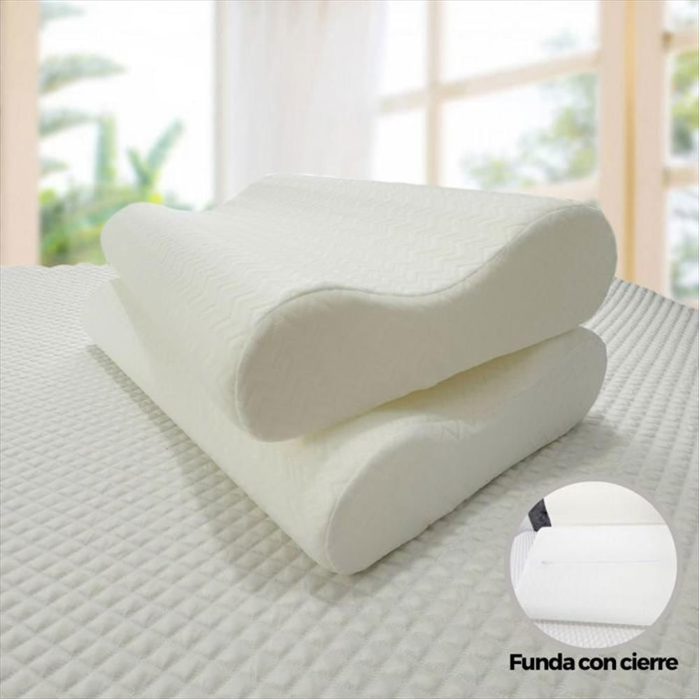 Set X 2 Almohadas Ortopédicas Cervicales Penta Hogareto img #1