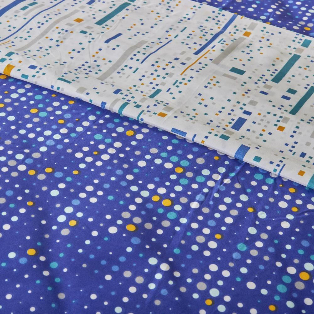 Juego De Sábanas Microfibra Brissa Estampada Doble Pixel img #2
