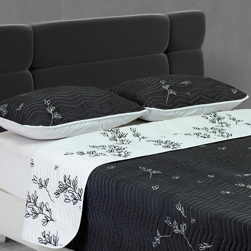 Cubrelecho Español Microfibra Doble 140 Cm Rojo Con Patchwork img #3