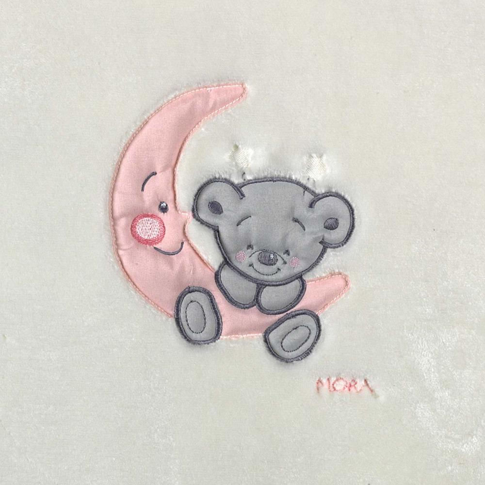 Cobija Mora Doble Faz 100% Original Niño img #2