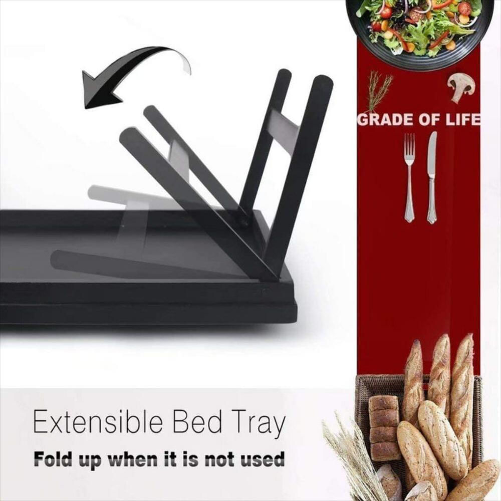 Bandeja Y Escritorio De Madera Multiusos De Bambú img #4