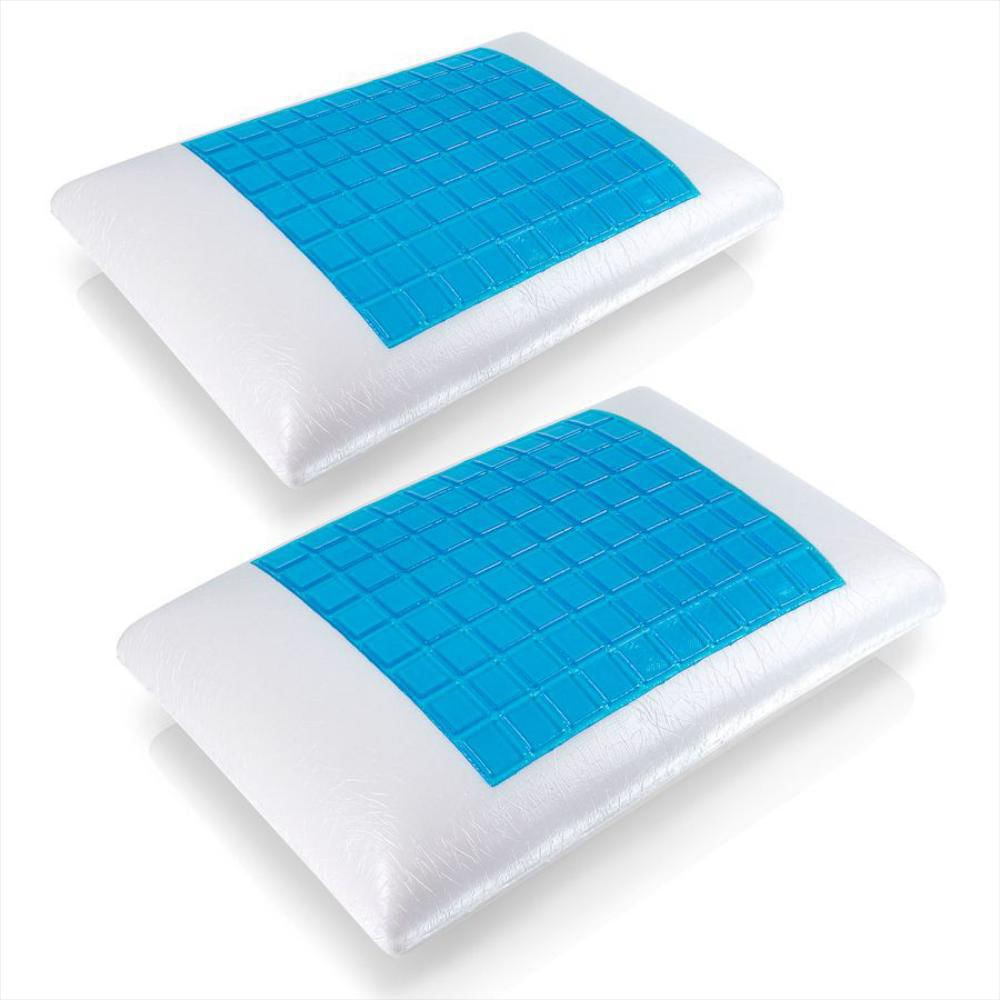 Combo: Dos Almohada Con Gel Refrescante Con Memoria 55 Cm Energy Plus img #2