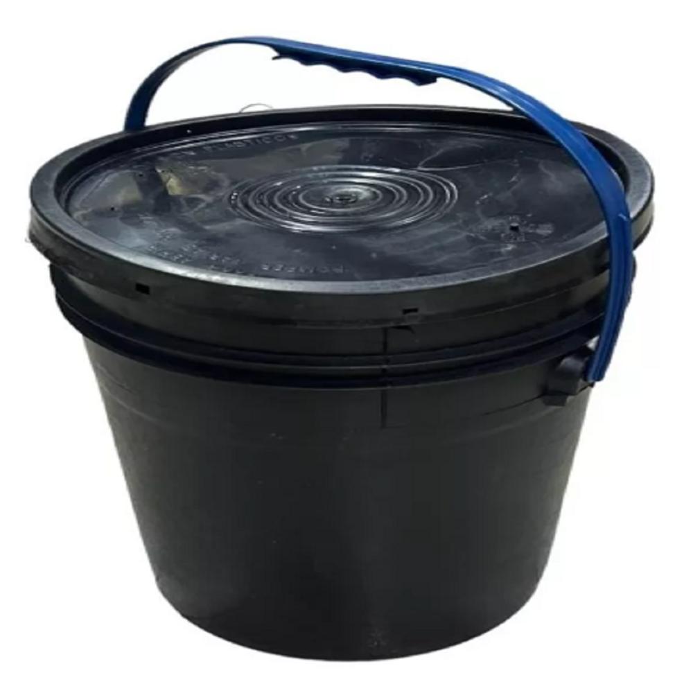 Balde Cuñete De 20 Litros Tapa Color Negro img #1