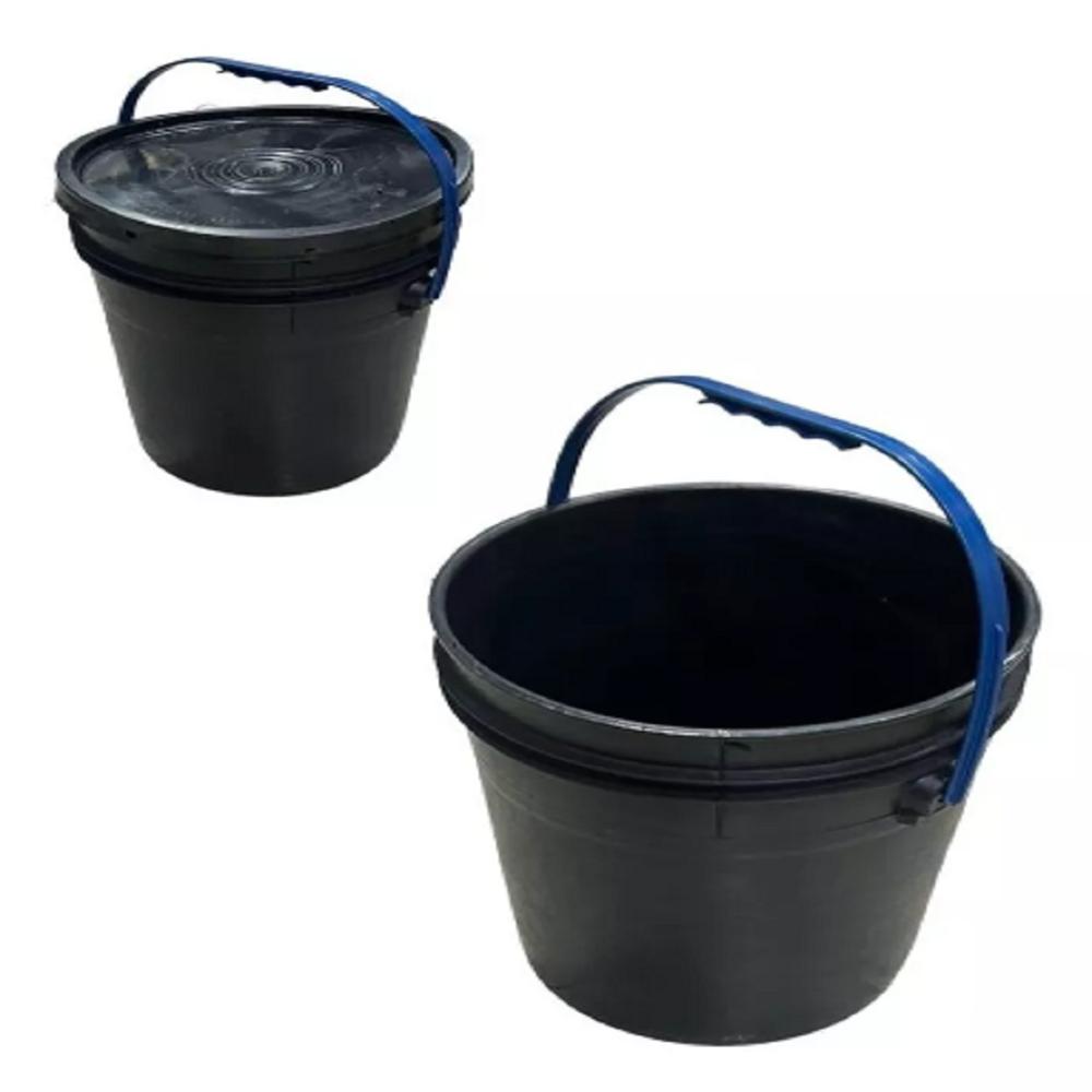 Balde Cuñete De 20 Litros Tapa Color Negro img #3