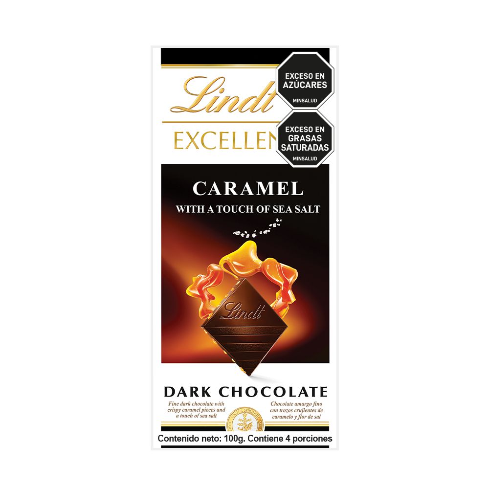 Chocolate LINDT CARAMEL SALT (100  gr) img #1