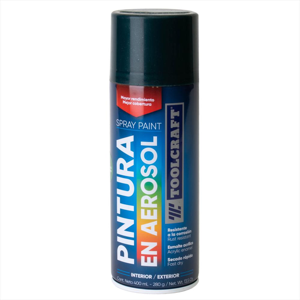 Pintura Aerosol Verde Metalizado Toolcraft 400 Ml img #1