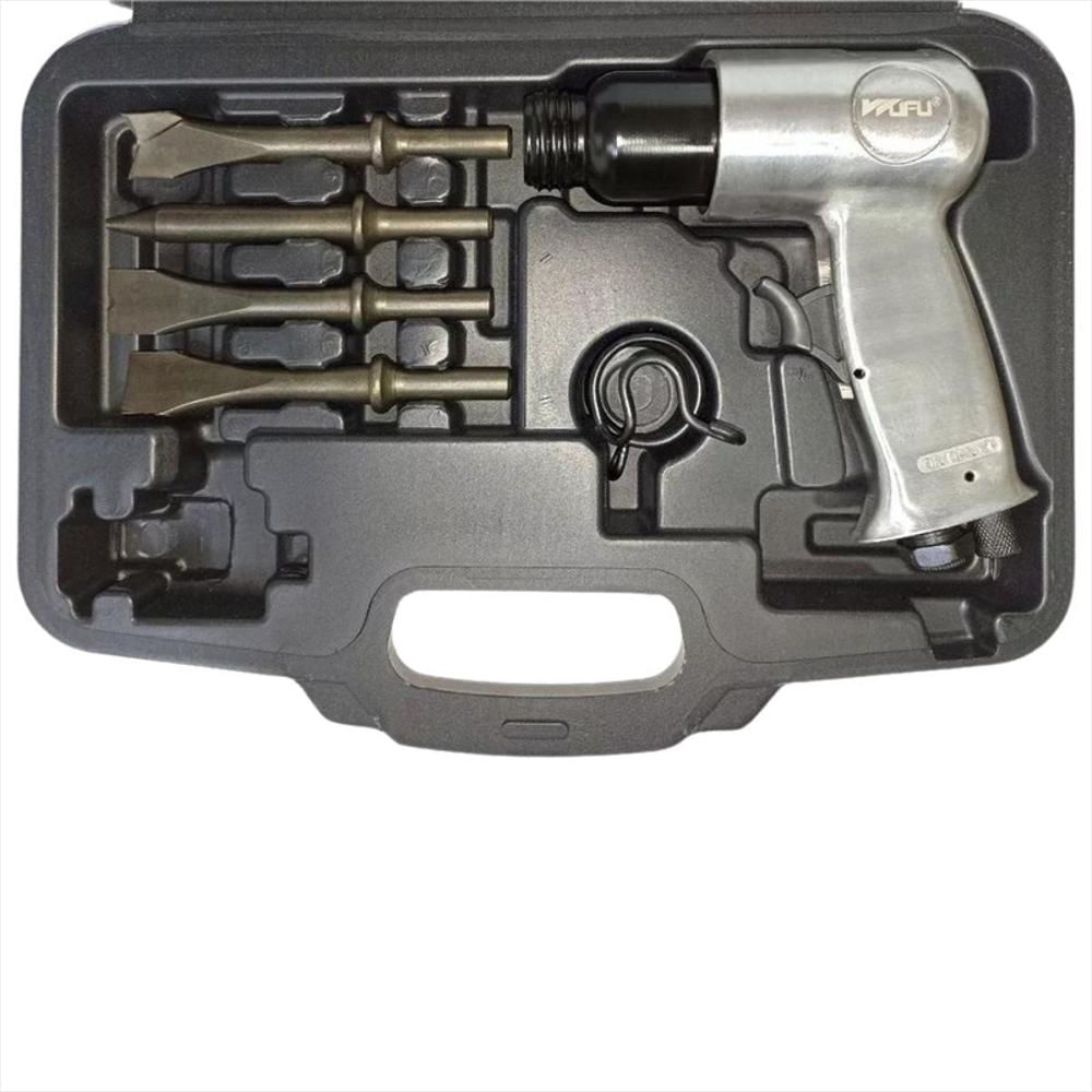 Kit Martillo Cincelador Neumatico 9 Piezas Wufu img #2