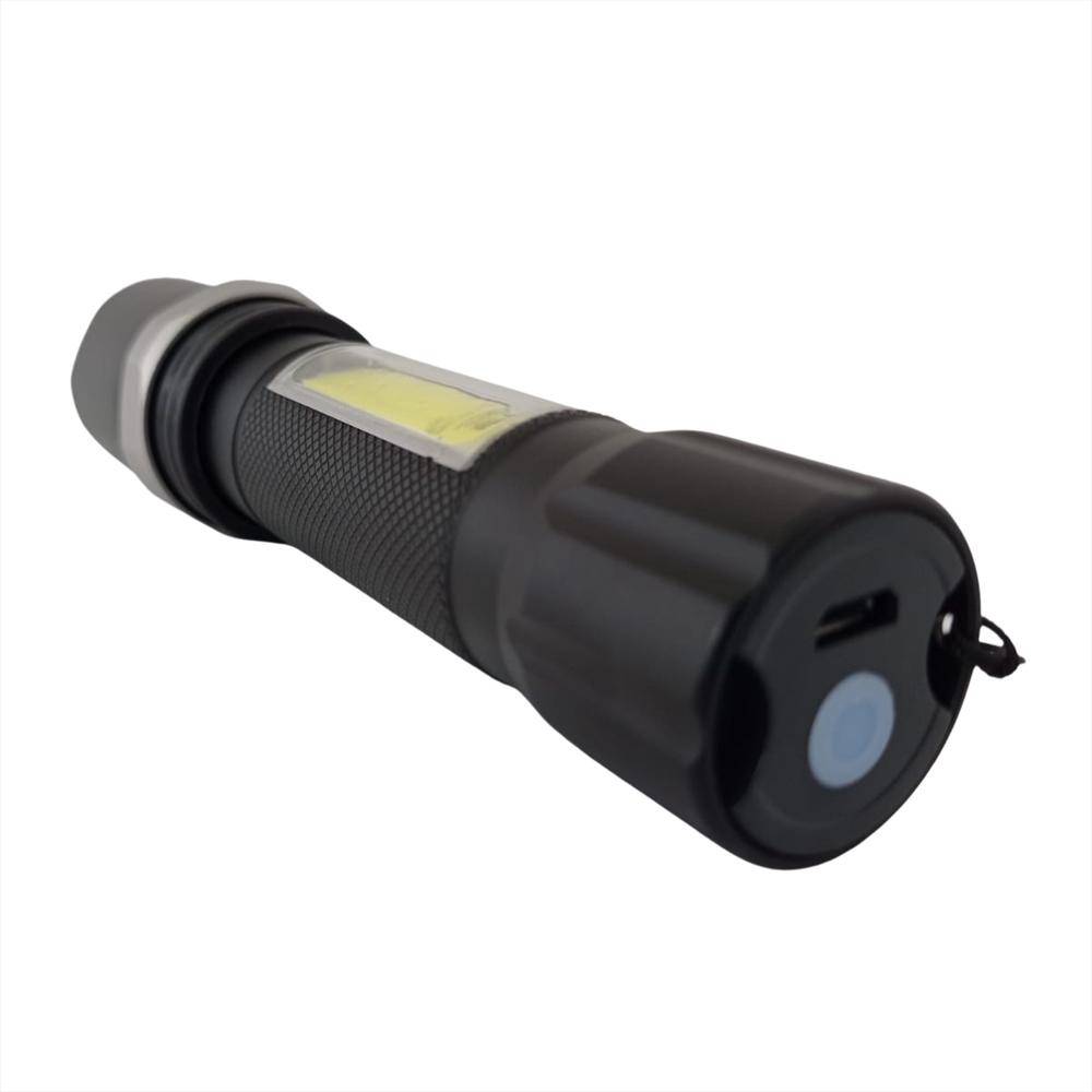 Linterna Tactica Militar Con Luz Led Recargable Y Zoom img #4