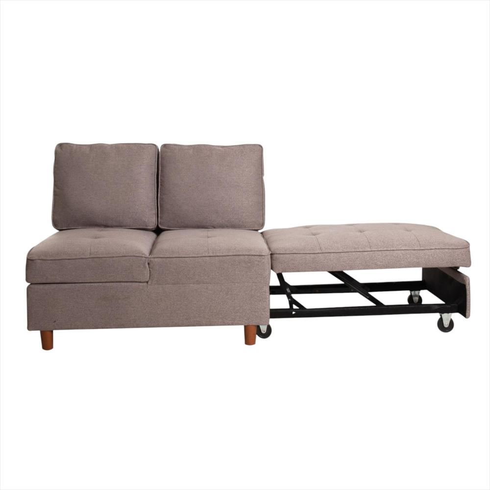 Sofa Cama 2 Puestos Café Xacobe img #1