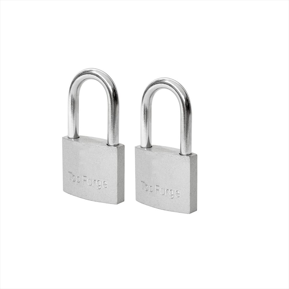 Set 2 Candados Largos De Hierro 40 Mm Topforge Con 3 Llaves img #4