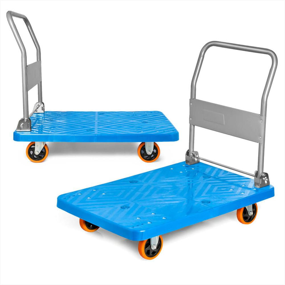 2 Plataformas De Carga Plegable Carro Zorra Carretilla 300Kg img #1