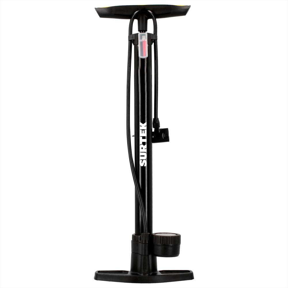 Bomba De Aire Cuerpo Metálico Con Manómetro 23 Pulgadas Surtek img #1