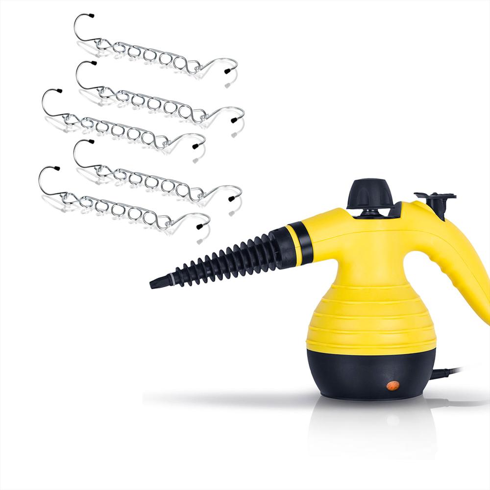 Combo: Limpiador A Vapor + 5 Ganchos Ahorrador De Espacio img #2