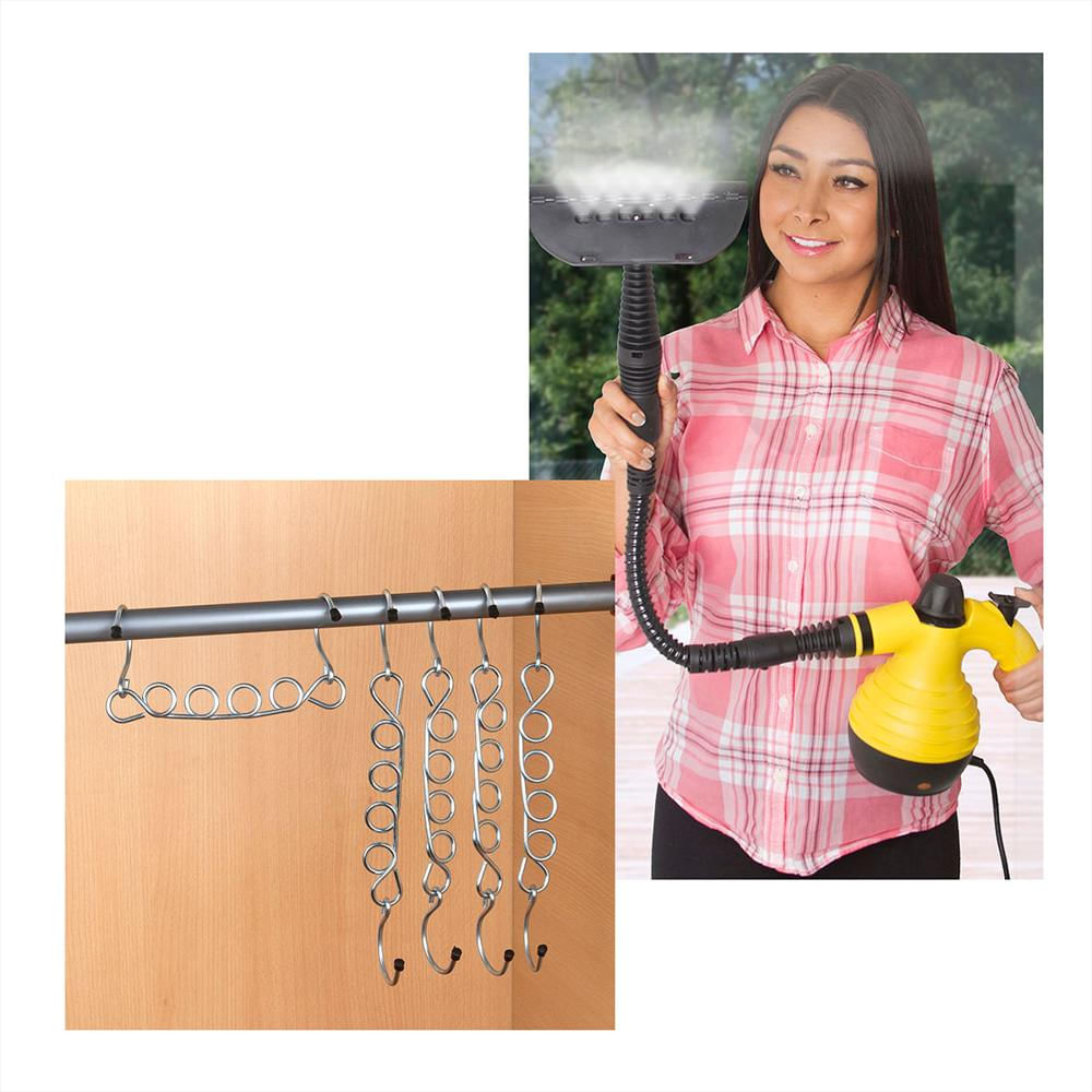 Combo: Limpiador A Vapor + 5 Ganchos Ahorrador De Espacio img #4