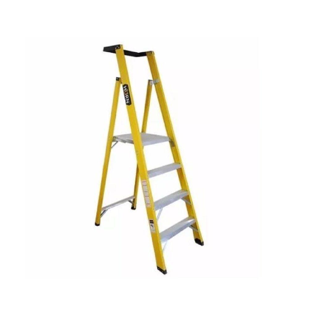 Escalera Con Plataforma 4 Pasos Dieléctrica Tipo 1 img #1