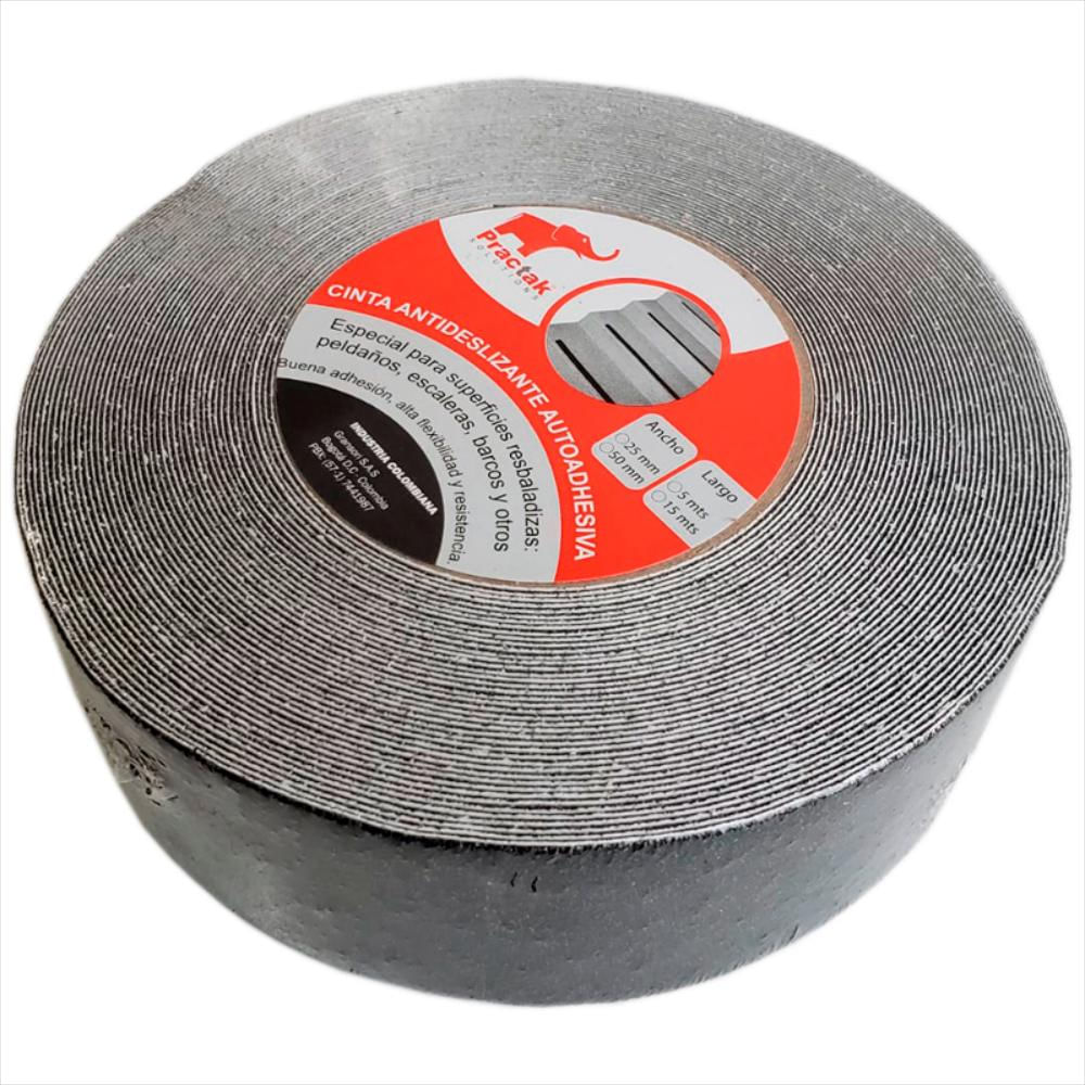 Cinta Antideslizante Adhesiva Negra 50 Mm 15 M img #1