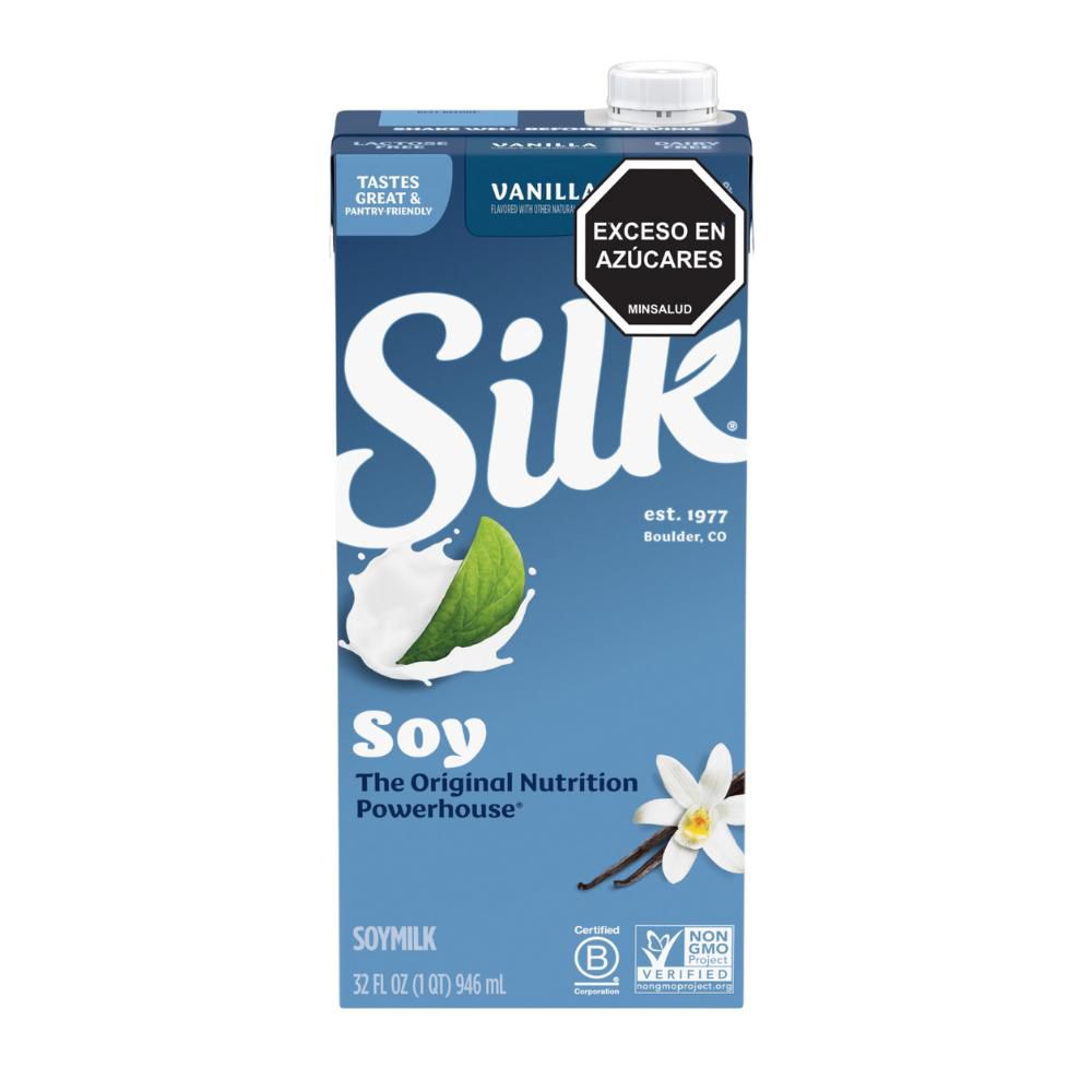 Bebida de soya SILK sabor vainilla (946  ml) img #1
