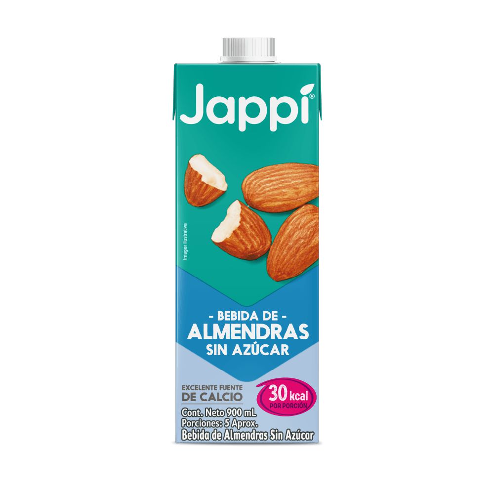 Bebida de almendras JAPPI sin azúcar (900  ml) img #1