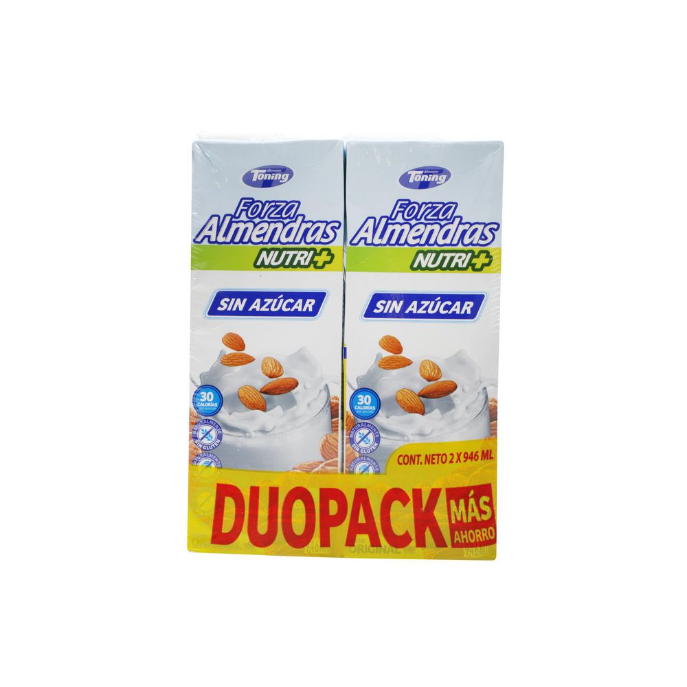 Bebida de almendras TONING con colágeno y estevia x2und (1892  ml) img #2