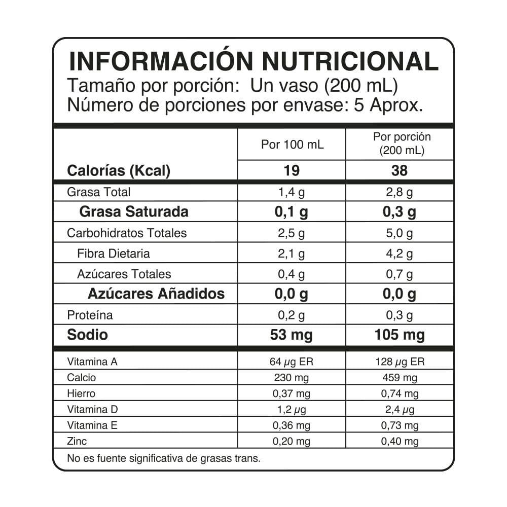 Bebida de almendras TONING con colágeno y estevia x2und (1892  ml) img #7